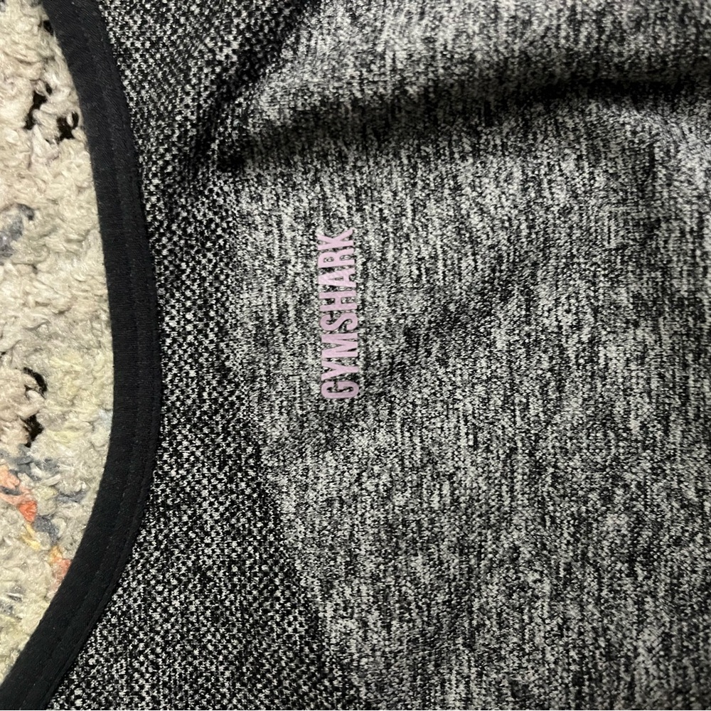Gymshark Black and Gray Tank Top